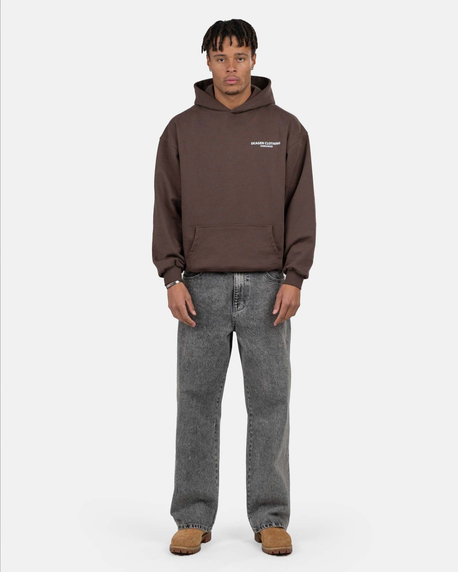 UNMARKED Hoodie Brown | Skagen - clothing.dk